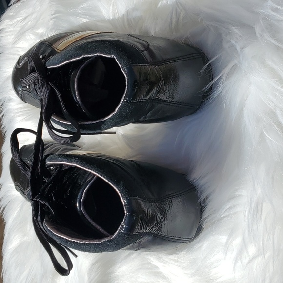 Dolce & Gabbana Black Leather Casual Sneaker sz 11 🎉 Host Pick - Picture 3 of 13